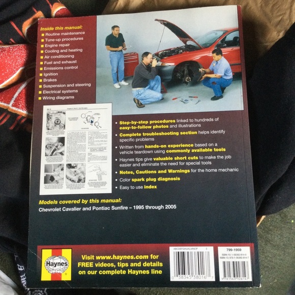 Haynes repair manual GM Chevy Pontiac cavalier - Picture 2 of 5